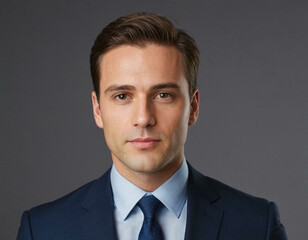 Modern Businessman Portrait on a Clean White Background