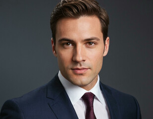 Modern Businessman Portrait on a Clean White Background