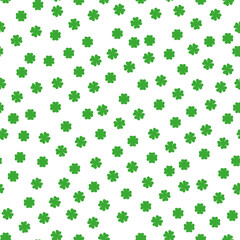 Saint Patrick s Day Seamless Pattern Design Featuring Decorative Elements in a Hand Drawn Cartoon Flat Style Illustration