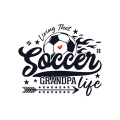 Living that soccer grandpa life soccer season