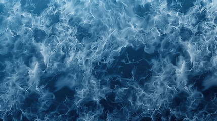 Fototapeta premium Aquatic abstract close-up of fluid waves flowing beneath ocean depths