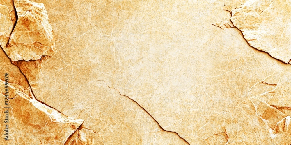 Poster textured brown background with cracks and weathered paper features