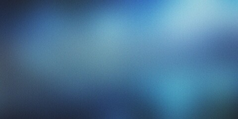 Fototapeta premium Abstract Gradient Soft Focus Blur Background with Blue Tones and Grainy Texture