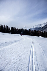 Eine Runde Langlaufen in der Südtirol-Arena von Antholz im wunderschönen Antholzer Tal - Südtirol - Italien