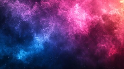 Naklejka premium an abstract nebula in shades of blue, pink, and purple. The image creates a sense of wonder and mystery, with its swirling colors and ethereal atmosphere