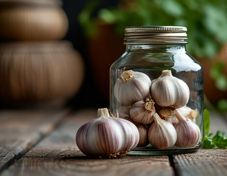 garlic and spices
