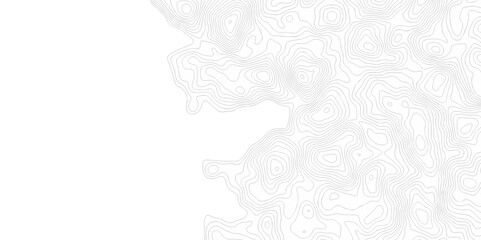 Vector geographic contour map. Topography map background. Black and white wave Seamless line. Topography relief. White wave paper curved reliefs abstract. Topographic map patterns,topography line map.