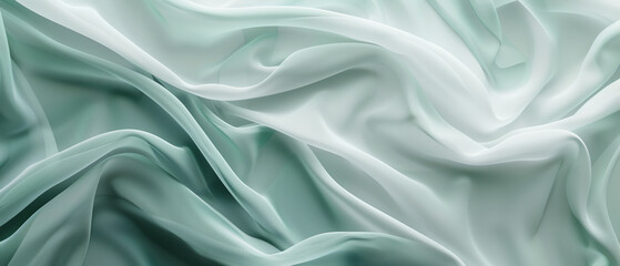 Obraz premium Delicate drapery patterns studio textile imagery soft lighting