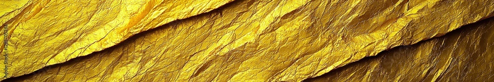 Aufkleber golden textured background with waves and creases for design use