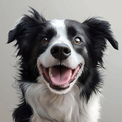 Fototapeta premium border collie puppy
