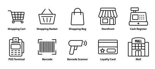 General Shopping Icons