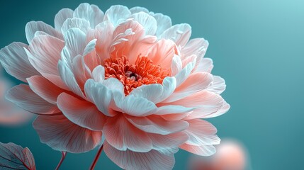 A close up of a pink flower with a bee on it