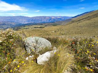 Hike up to lake Churup close to Huaraz, Peru, South America