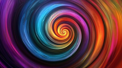Fototapeta premium Colorful spiral backgrounds with twirls and vortexes.