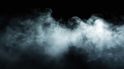 Fototapeta premium dark background with white smoke