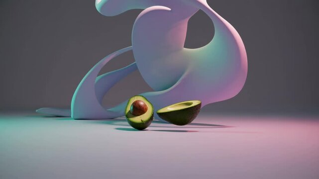 Avocado's Whimsical Dance