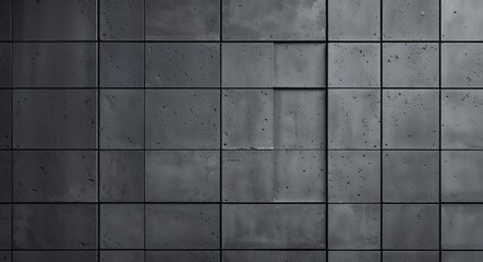 Abstract gray concrete cube wall background