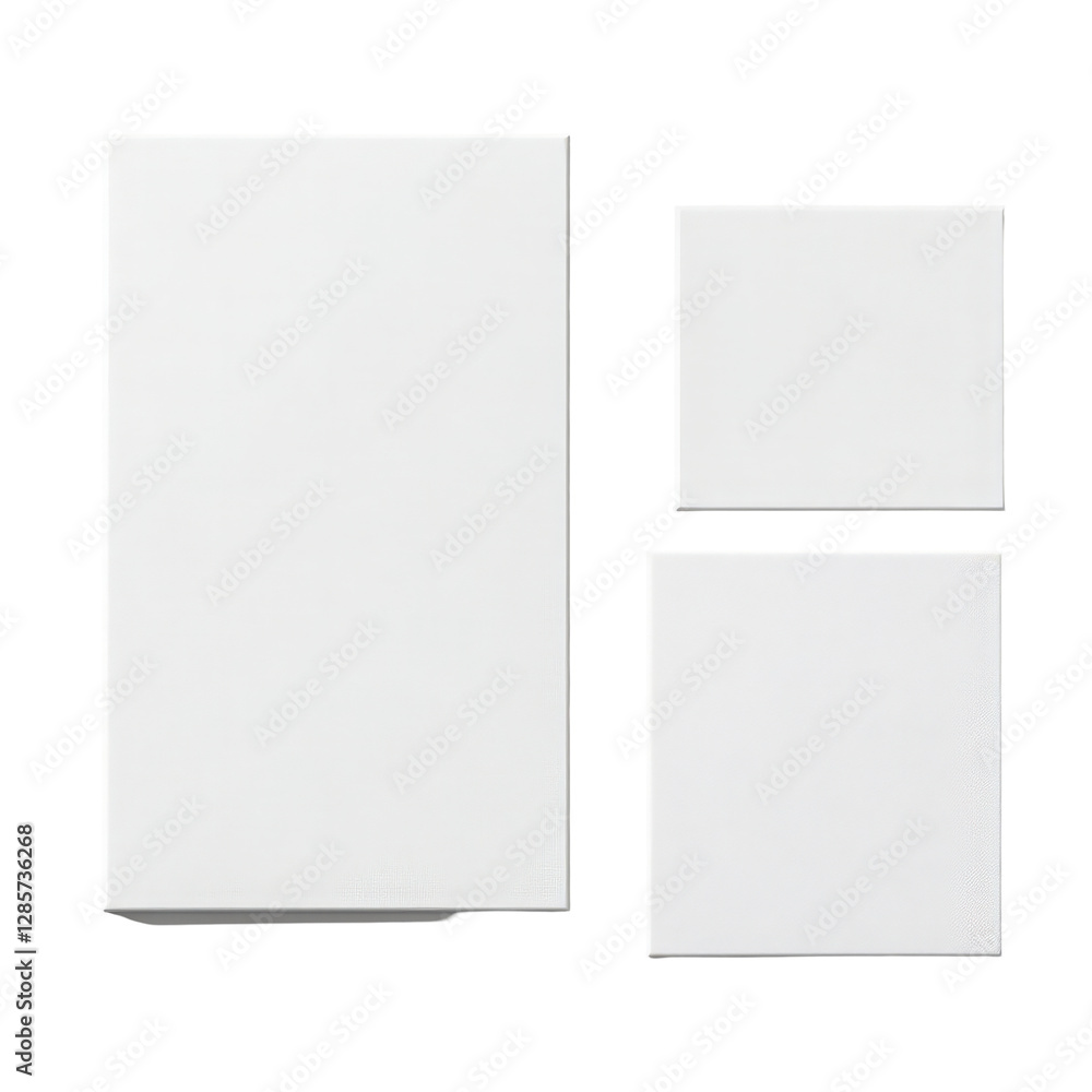 Poster blank white book and paper in 3d design with empty pages and cover, representing a clean and open sp
