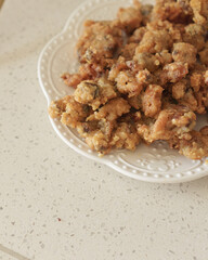 homemade fried chicken or dish
