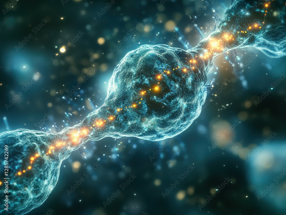 Aufkleber artificial synapse structures laboratory research paper scientific community neuroengineering