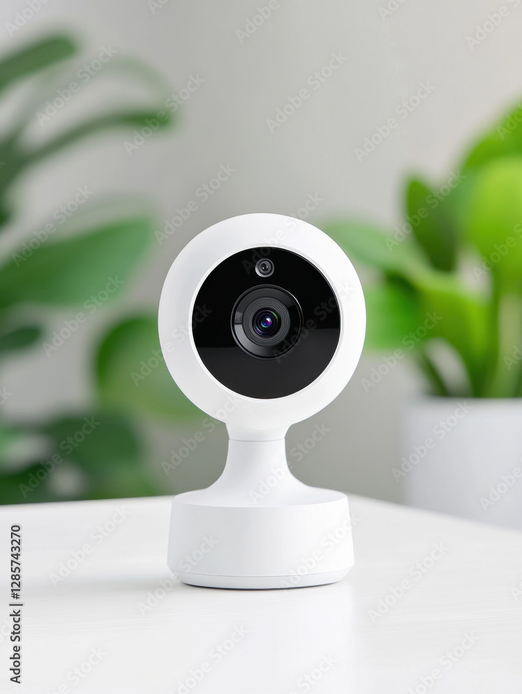 Poster wireless security camera with motion detection, high fidelity image quality, compact design for surv