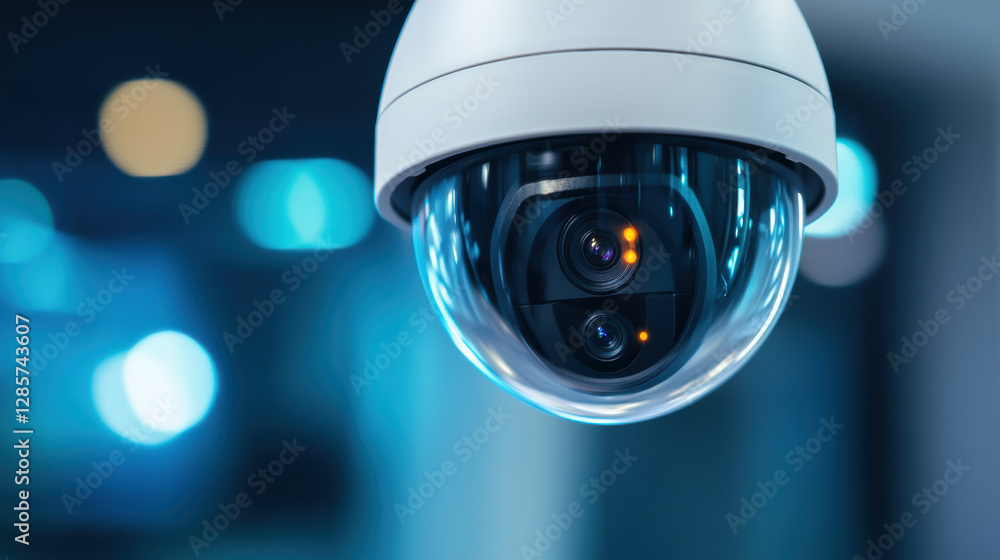Poster compact wireless security camera with motion detection feature and high-fidelity image quality.