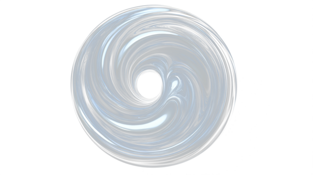an abstract image of a spiral shape on a black background