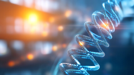 Exploring biohacking innovations in genetic engineering laboratory environment futuristic viewpoint