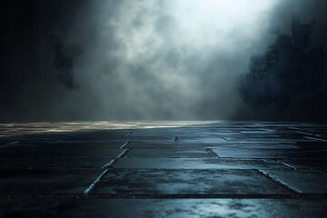 Mysterious Urban Alley by the Water