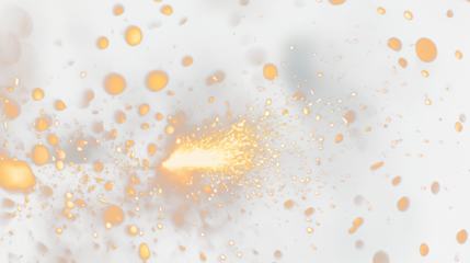 a blur of a fire in the dark