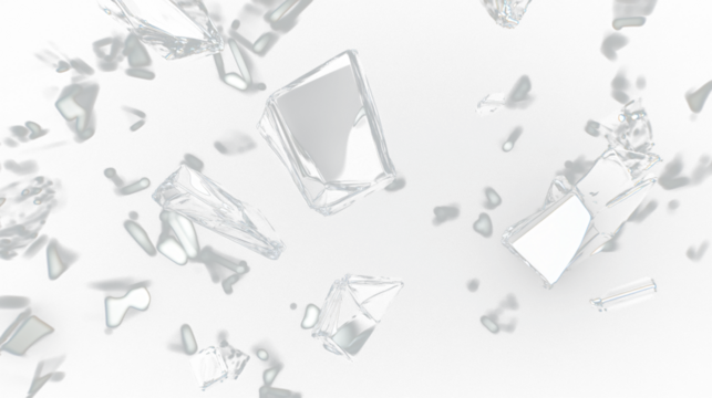 a bunch of diamonds falling from a black background