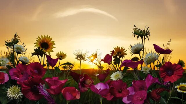 field of sunflowers