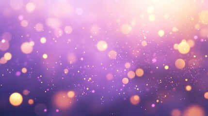 Ethereal Purple Background with Glowing Dots Creating a Dreamy Atmosphere