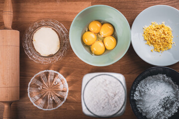 Składniki na ciasto © Kath