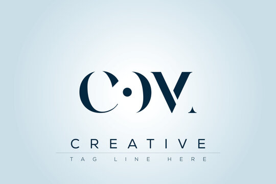 COM abstract letter logo design. This logo is designed by three abstract letters. 