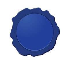 Stamp with place for your text or logo. Wax seal