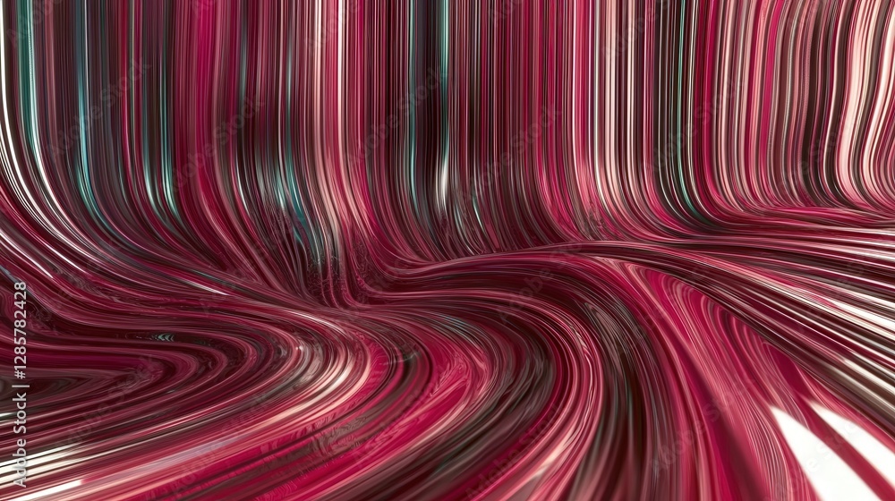 Poster royal plum abstract flow. abstract background in rich royal plum color and silver metallic shades, c