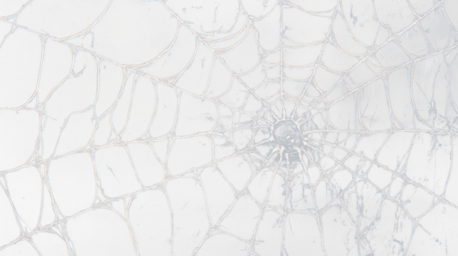 a cracked window with a black background