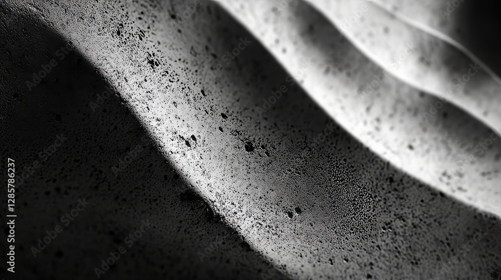 Poster a smooth grey concrete surface with barely noticeable texture, illuminated by soft overhead light, e