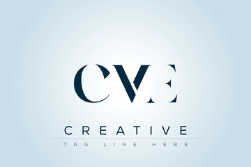 CME abstract letter logo design. This logo is designed by three abstract letters. 
