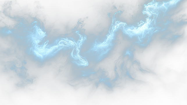 a black background with white smoke