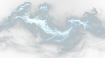 a black and white photo of smoke in the air