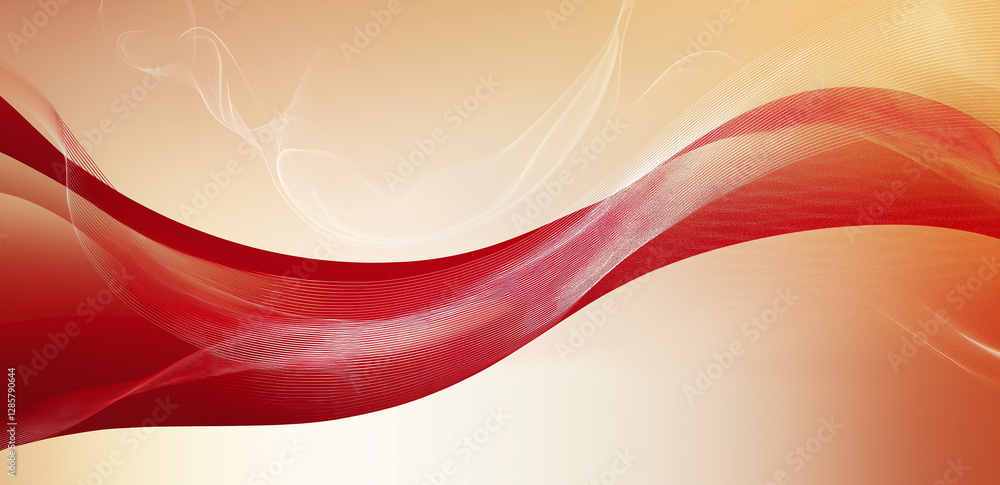 Poster abstract red wave background,awesome background abstract red wave design