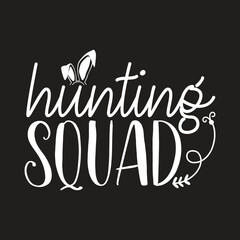hunting squad svg design