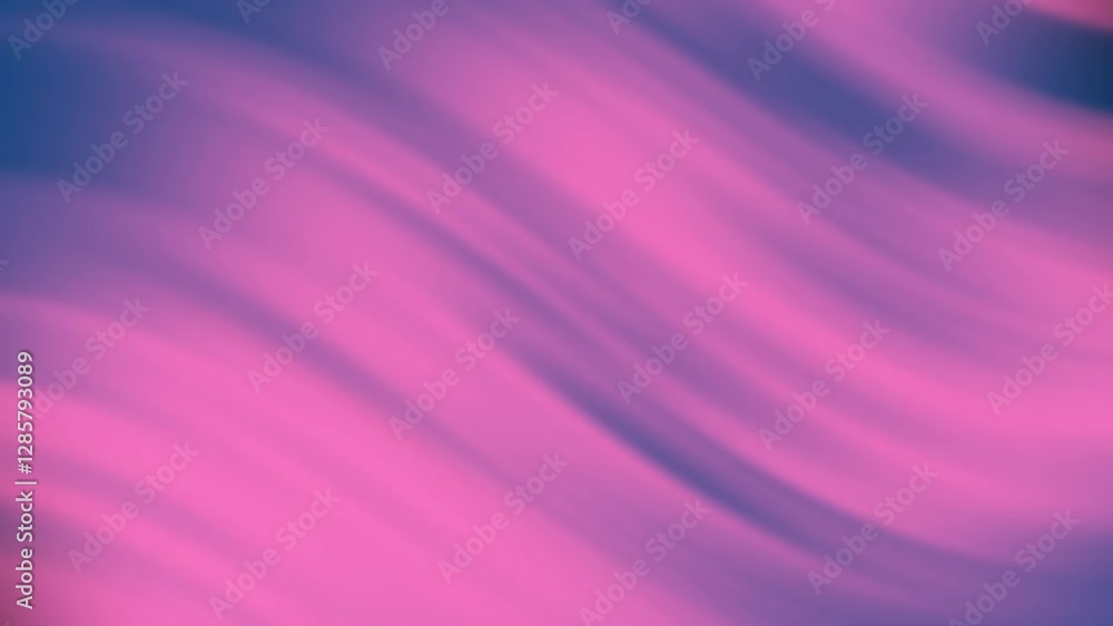 Poster soft abstract background with flowing pink and blue waves in a gradient for creative design and digi