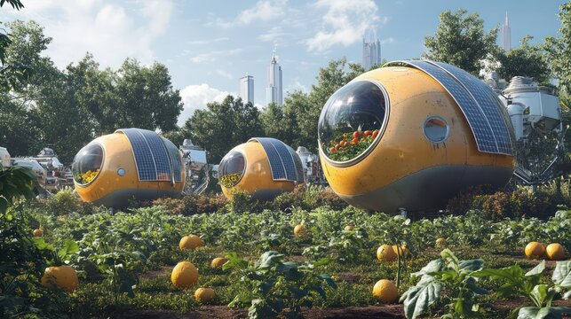 A global strategy using solar power and robots to ensure sustainable food production, helping nations adapt to environmental changes and population growth.

