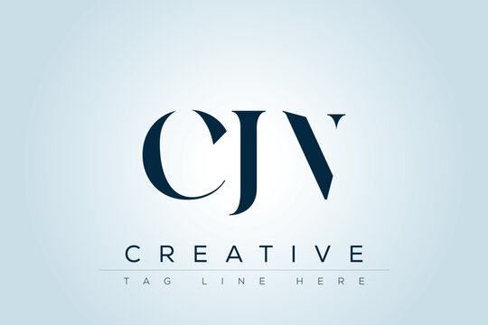 CJN abstract letter logo design. This logo is designed by three abstract letters. 