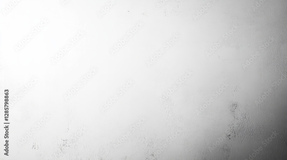 Poster a solid white background with minimal, soft gradients of grey at the edges, conveying an open, minim