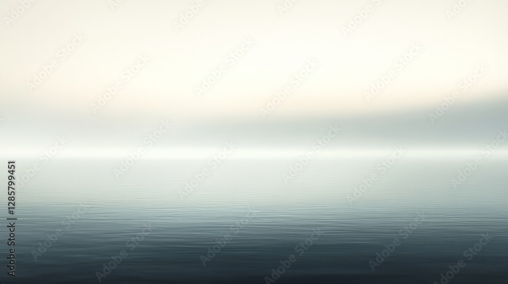 Poster a subtle gradient of grey and white with a soft blur effect, minimalist and tranquil, evoking calmne