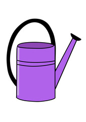 Watering can illustration